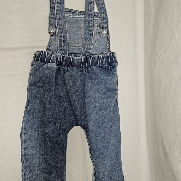 OP Blue Denim Women's Overalls - Picture 3 of 4